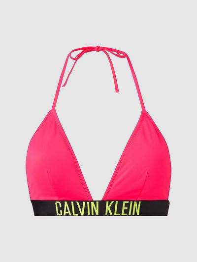 Calvin Klein Fürdőruha HU722974 | Calvin Klein Intense Power Triangle Női Bikini Felső Rózsaszín